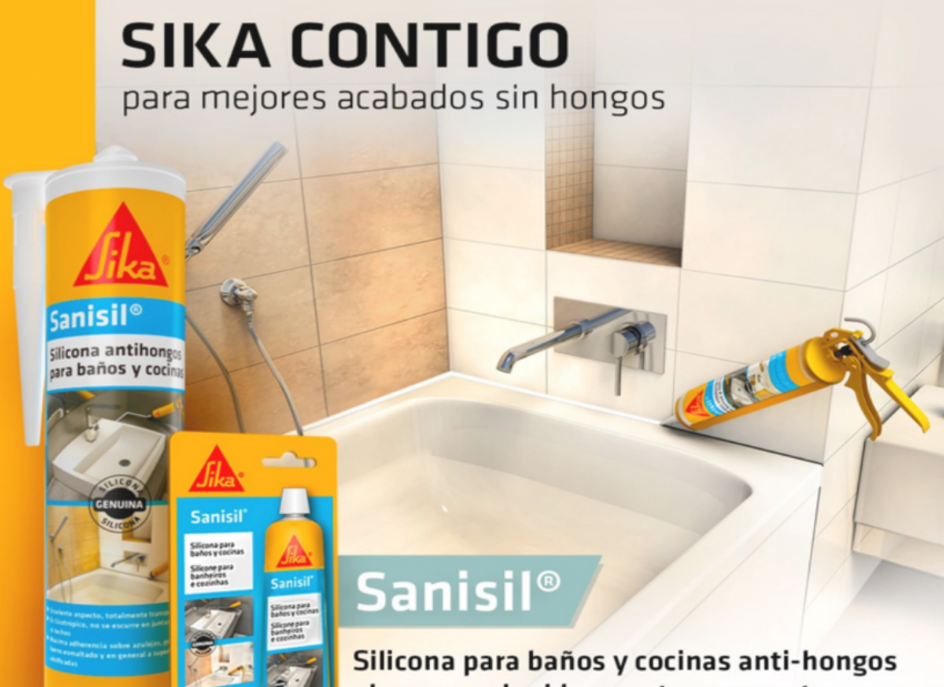 Sika® Sanisil® - Silicona anti hongos